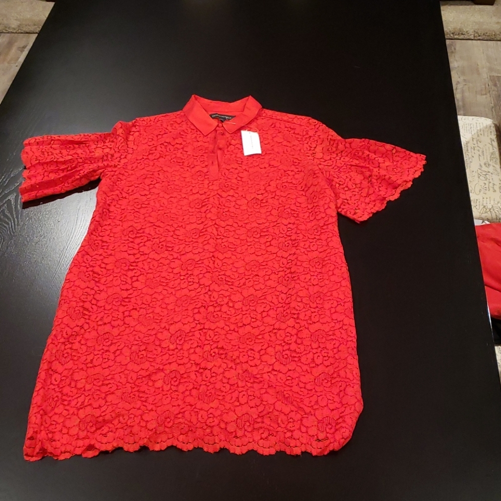 NWT! BANANA REPUBLIC LACE POLO DRESS